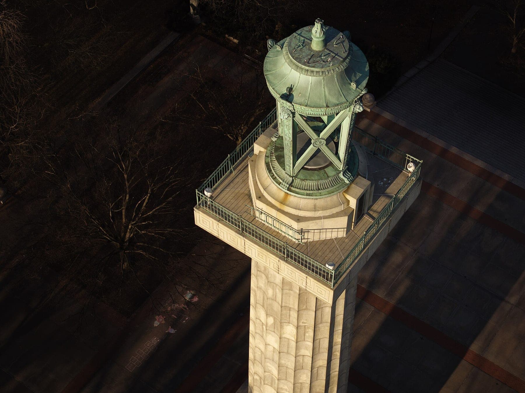 Sunrise over Fort Greene Park