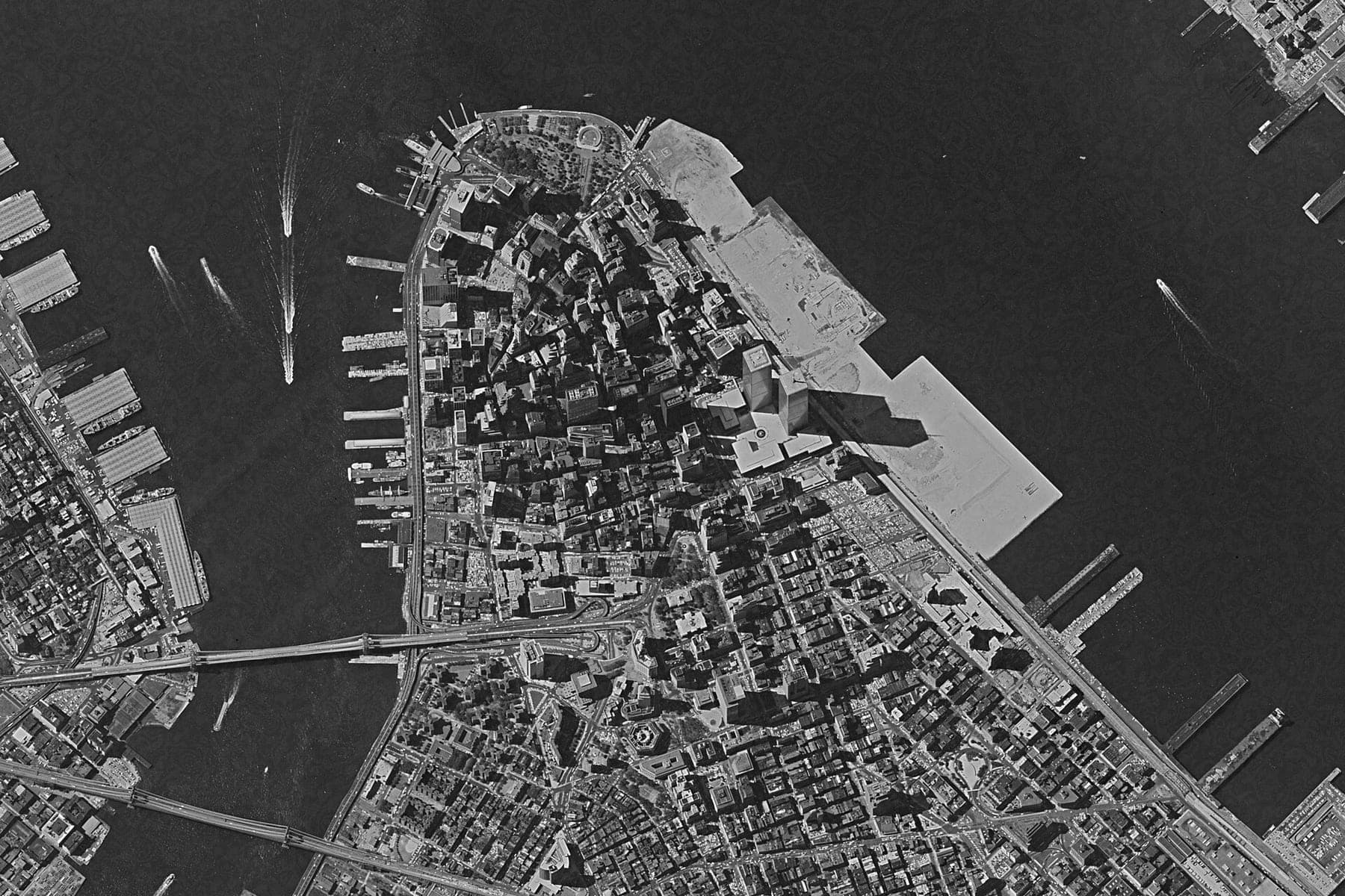 Declassified Satellite Imagery of New York City - 1980