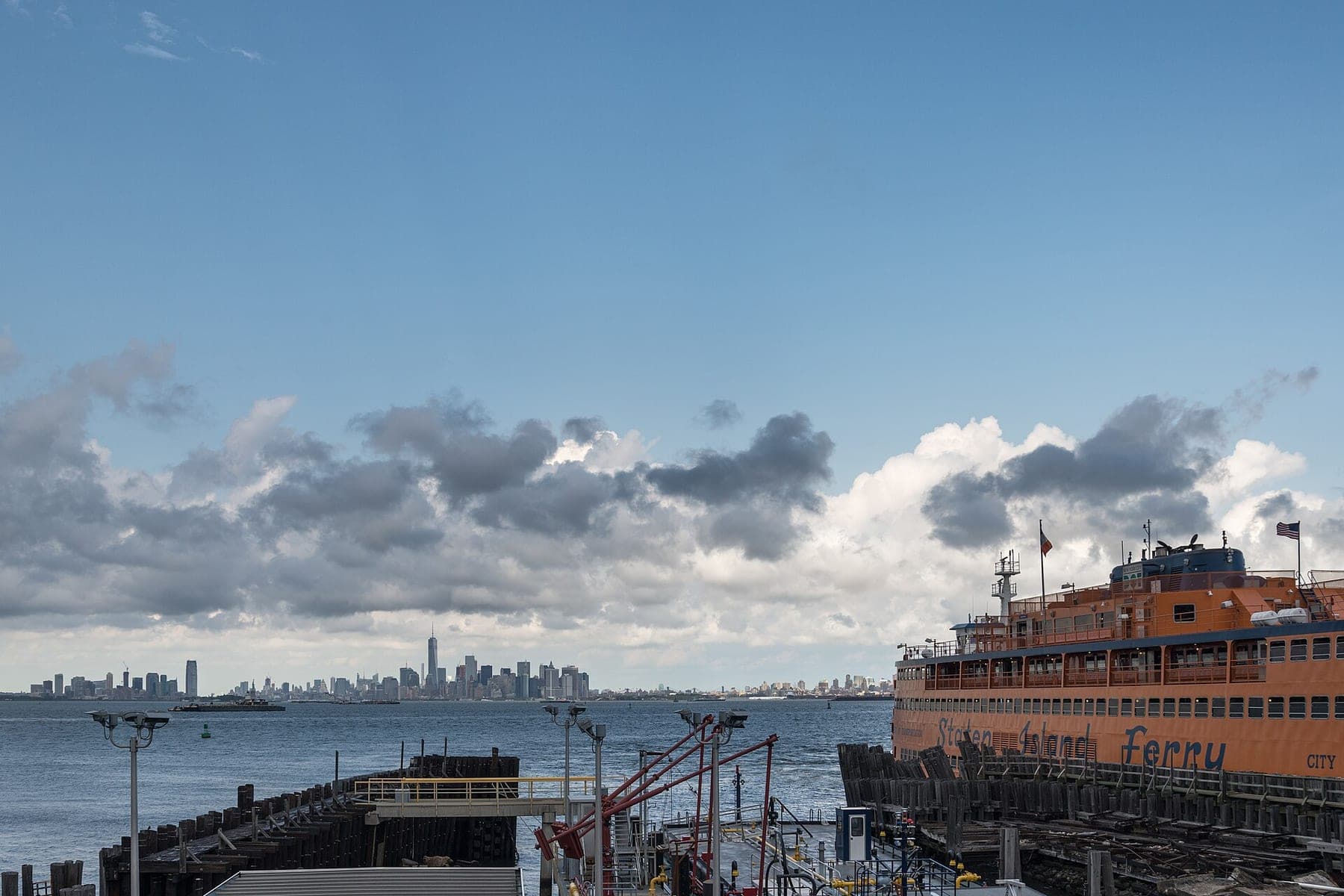 Staten Island Ferry - St. George Terminal, Staten Island, New York, NY, USA - August 19, 2015 01