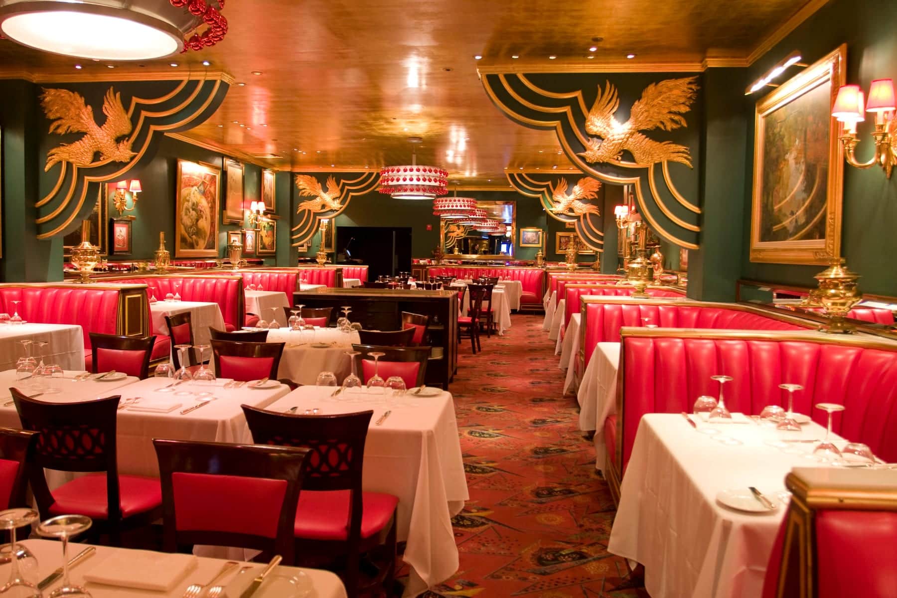 Interior of the Russian Tea Room